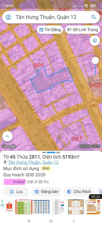 Bán đất tại đường song hành, quận 12, 60 triệu / m2, 5014 m2