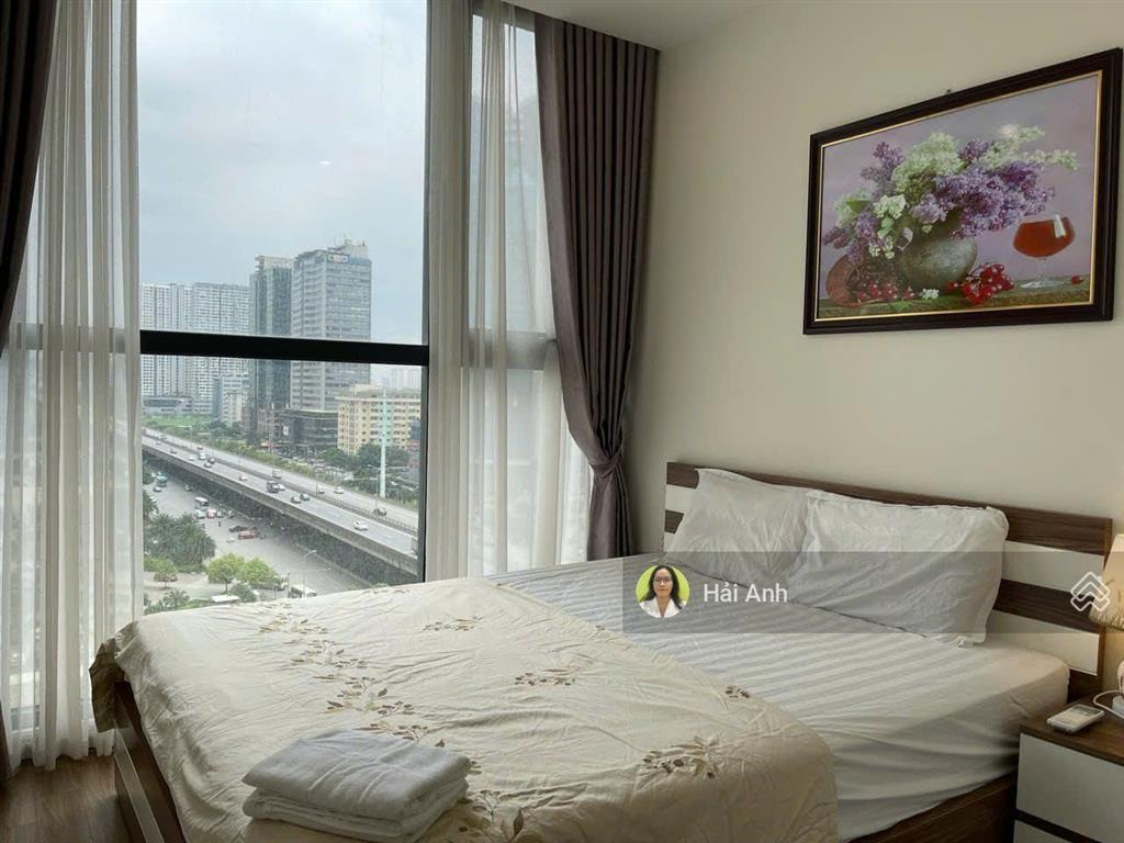 Căn hộ 1 ngủ thiết kế đẹp, vuông vắn s2.12 vinhomes skylake bán kèm nội thất