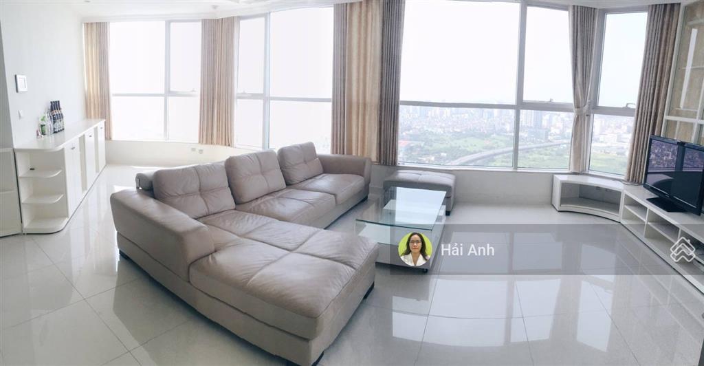 Bán căn hộ 4pn  view hồ điều hòa cv cầu giấy  diện tích 206m2 keangnam hà nội
