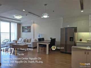 Căn hộ 3pn cho thuê tại vinhomes nguyễn chí thanh, nhà sạch sẽ, nội thất đẹp, vào ở luôn