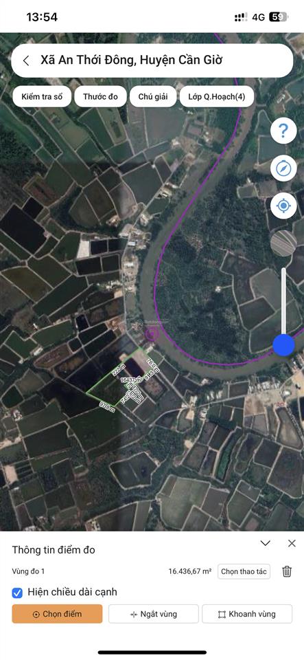 Cần bán lô đất mặt tiền đường rạch lá với đường liên xã an thới đông nhánh ra đường rừng sát