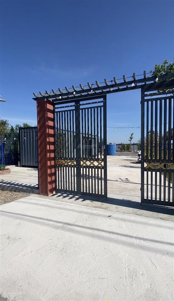 Cần bán căn nhà vườn 1300m2 mặt tiền đường ô tô với mặt tiền sông xoài rạp tại xã an thới đông