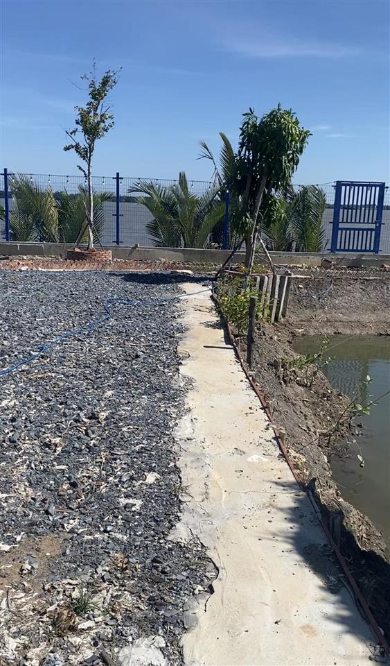 Cần bán căn nhà vườn 1300m2 mặt tiền đường ô tô với mặt tiền sông xoài rạp tại xã an thới đông