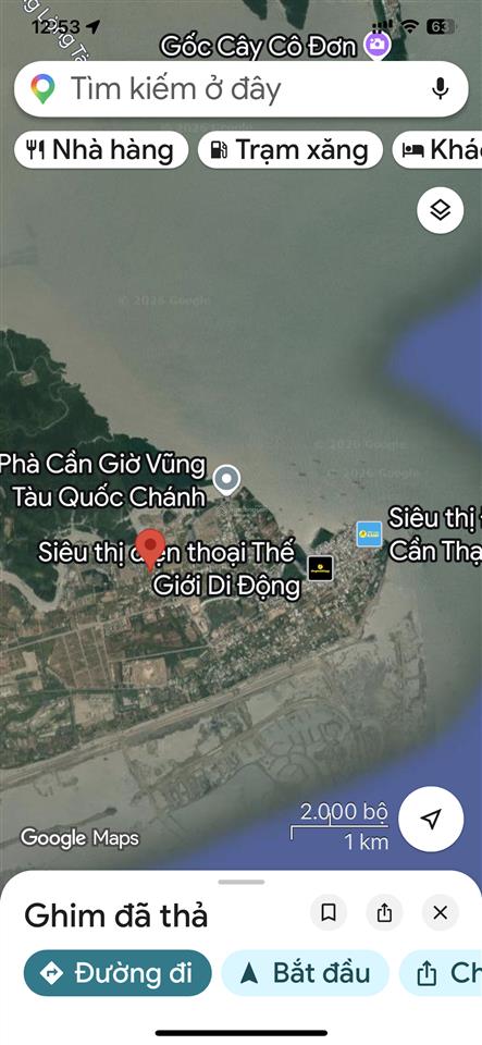 Cần bán lô đất 2 mặt tiền đường với mặt tiền sông hà thanh dt 30700m2 có 1000m thổ cư