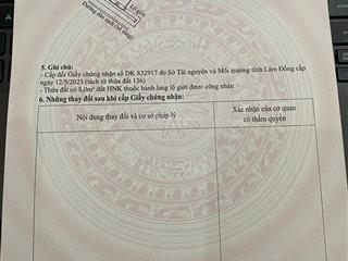 Đất vùng ven đà lạt view đồi thông đẹp mỹ mãn chỉ 700 triệu có sẵn thổ cư