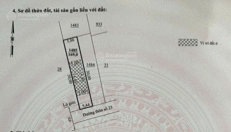 Cần bán lô đất đẹp 380tr diện tích 169m2 có 72m2 đất ở gần nhà máy sữa th true milk đà lạt