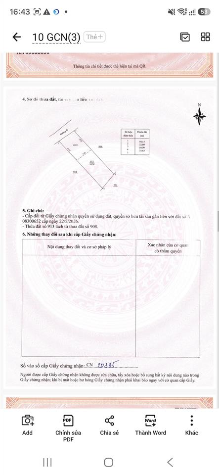Bán lô đất 381m2 view núi r'chai sẵn 150m2 thổ cư đường nhựa vỉa hè 8m (đức trọng)