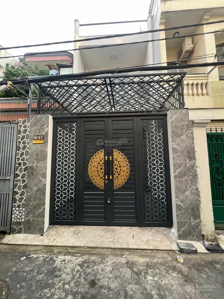 Hẻm nhựa xe hơi thông phường 14 tân bình. 60m2 1 trệt 2 lầu