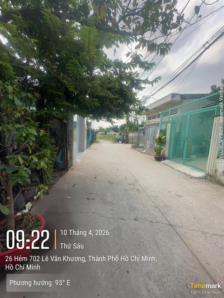 Bán đất tại đường lê văn khương, 4,95 tỷ, 100m2, pháp lý đầy đủ