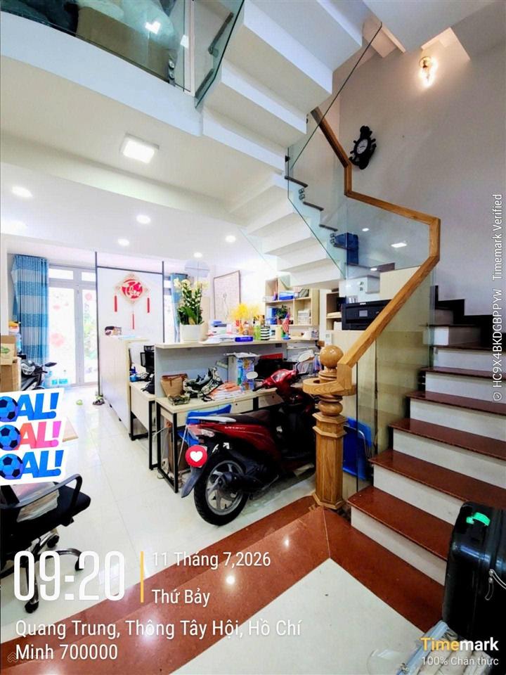 Gò vấp | quang trung, p8 | 56.4m2 (4.7 x 12) a4 x 5 tầng | hxh | 18 tr/th | chỉ 8.6 tỷ