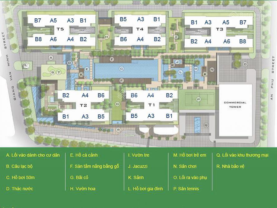 Bán căn hộ tại the vista an phú tầng cao gồm 4 phòng ngủ view sông với diện tích 172.9m2