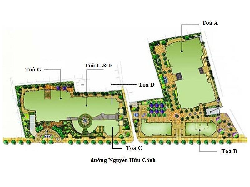 Căn hộ bán tại the manor bình thạnh tầng thấp gồm 3 phòng ngủ với diện tích 135m2