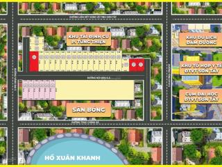 Lk06 tùng thiện sơn tây 100m² full thổ cư  hạ tầng đẹp đồng bộ, giá chỉ 1.65 tỷ