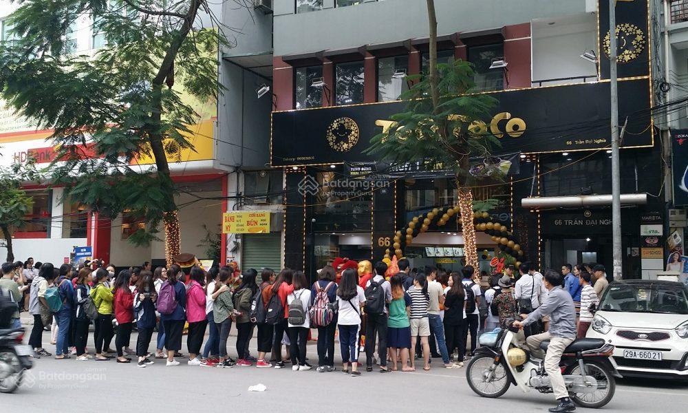 Cho thuê nhà mbkd tầng 1 + 2 toà 66 trần đại nghĩa, hn dt 130m2