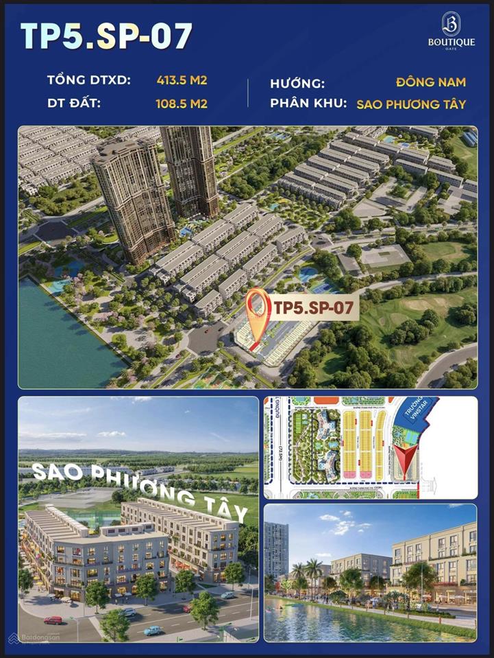 Bán boutique 109m phân khu sao phương tây vinhomes cổ loa giá 21,79 tỷ  0916 471 ***