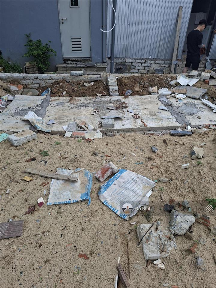 Cho thuê đất 200m2 đường thiều chửu  đã xây sẵn móng và wc