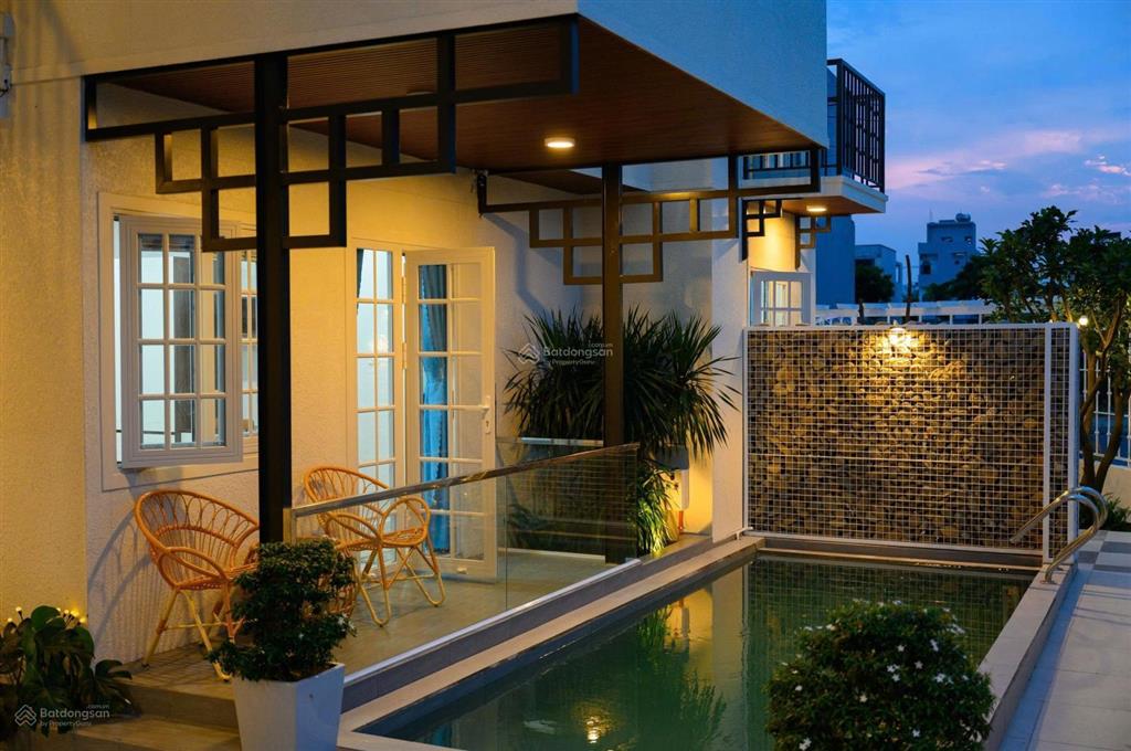 Cho thuê biệt tự 2 mặt tiền đường anh đức  4 phòng  4wc  có hồ bơi