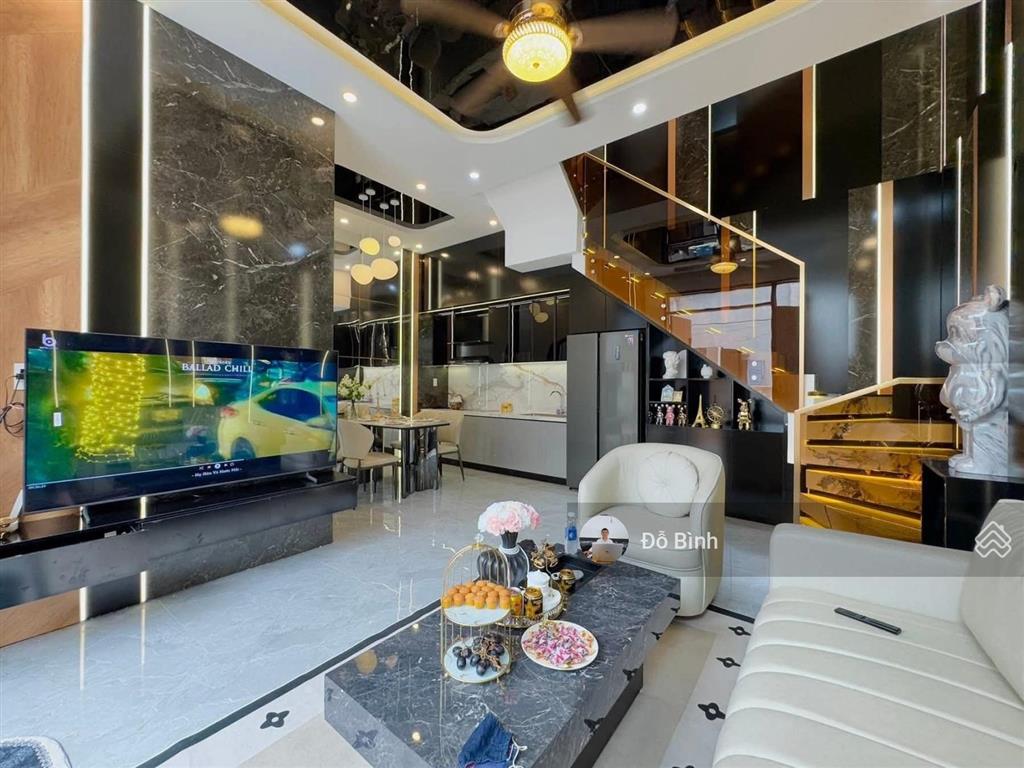 Cho thuê nhà 3 tầng luxury đường tô hiệu  3 phòng ngủ  3wc  đủ nội thất
