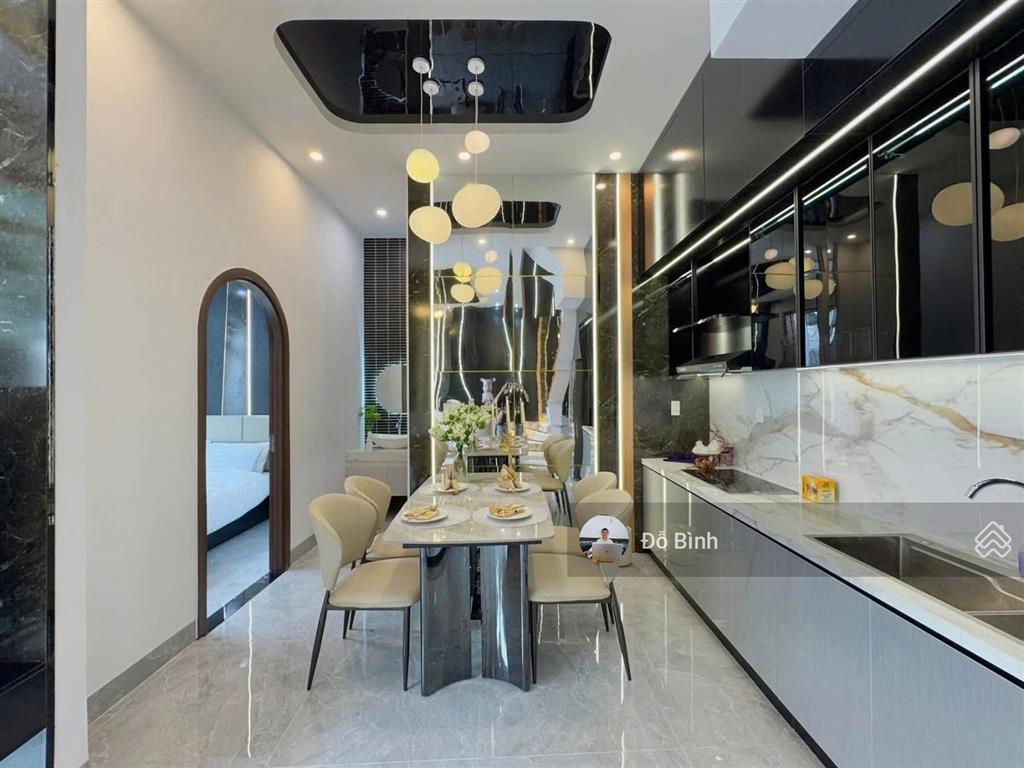 Cho thuê nhà 3 tầng mới xây đường tô hiệu  đủ nội thất cao cấp  như hình
