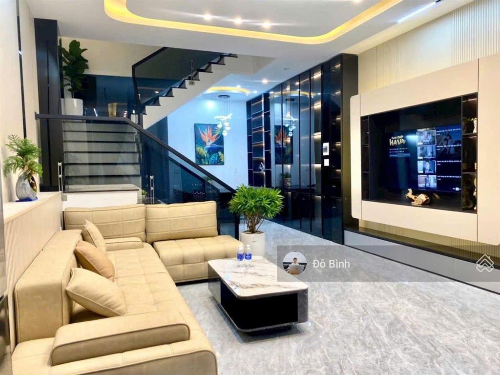 Cho thuê nhà 4 tầng huy cận  5 phòng  đủ nội thất cao cấp