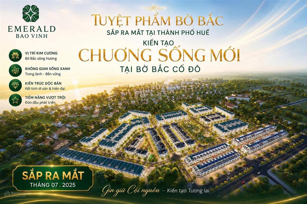 Emerald bao vinh kiến tạo chuẩn sống xanh phía bắc kinh thành huế