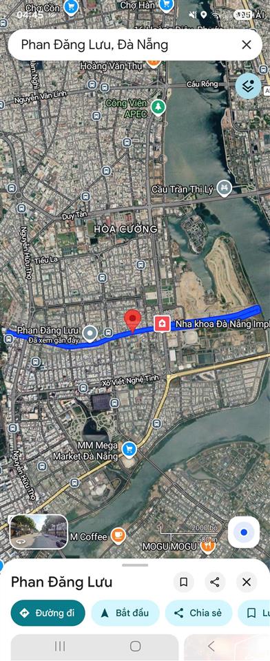 Giá đầu tư  bán nhanh đất tặng nhà tttp  sát ngay phan đăng lưu  mặt phố liền 5, 6 trường đh
