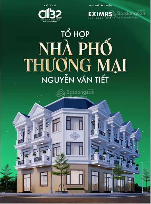 Bán nhà lô e01 kdc nguyễn văn tiết sát công viên 1 trệt 2 lầu 1 tum giá 7,5 tỷ