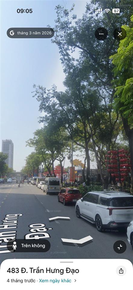 Cho thuê mặt tiền trần hưng đạo. ngang 15 mét. ngay cầu rồng. vị trí siêu đẹp