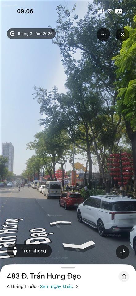 Cho thuê mặt tiền trần hưng đạo. ngang 15 mét. ngay cầu rồng. vị trí siêu đẹp