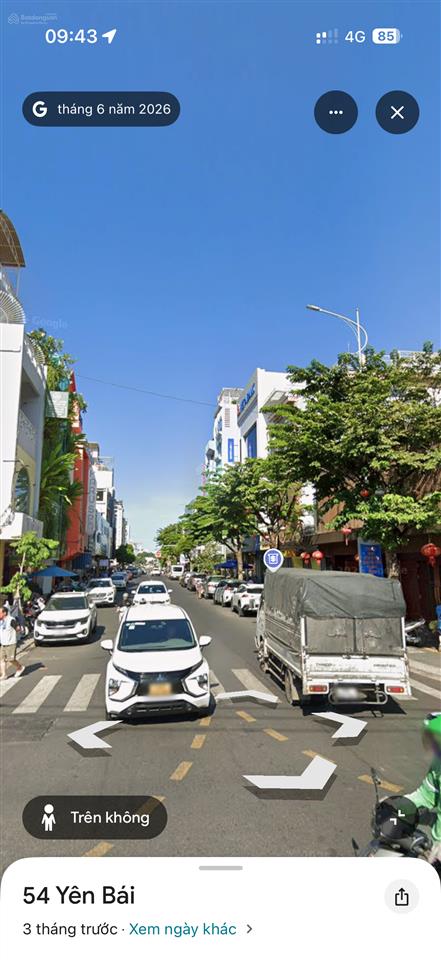 Cho thuê lô đất 2 mặt tiền hùng vương và yên bái. khu chợ hàn