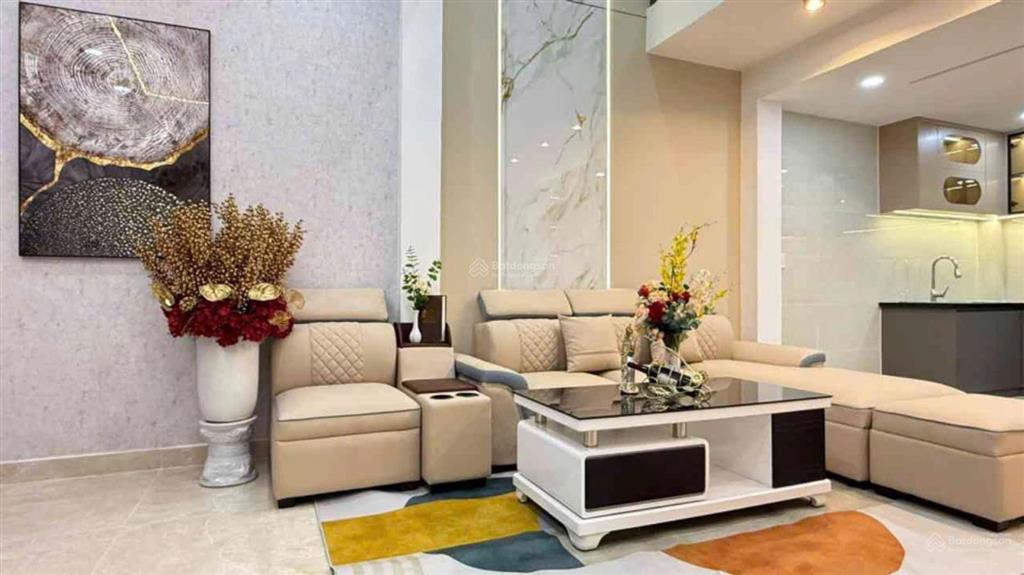Bán nhà 5.8m x 6,6m, 1 trệt + 2 lầu, hẻm lê đức thọ. p17 gv.