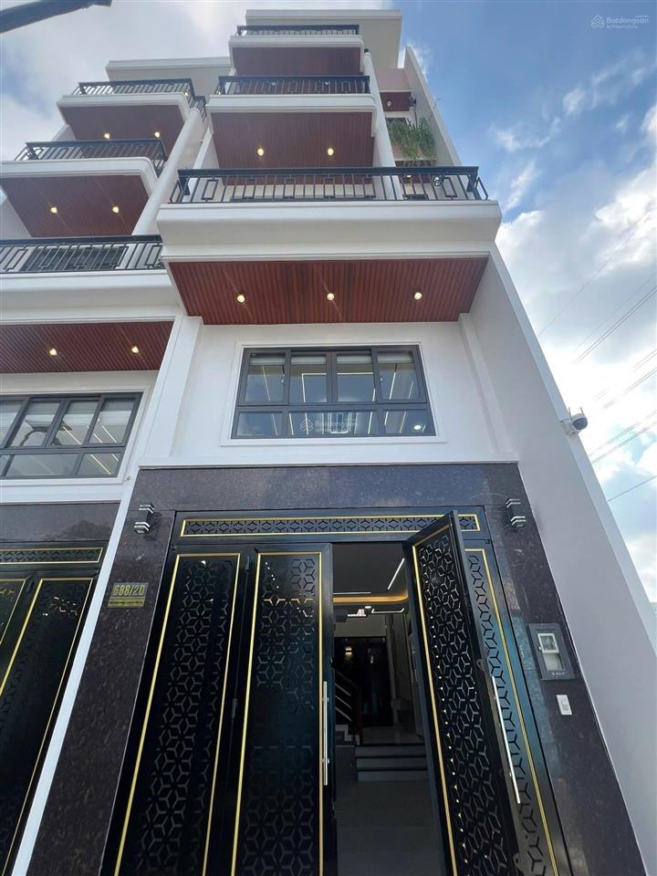 Nhà đẹp 5 tầng  thang máy chờ  nội thất xịn sò  hxh 6m  giáp quận 6  gần aeon bình tân