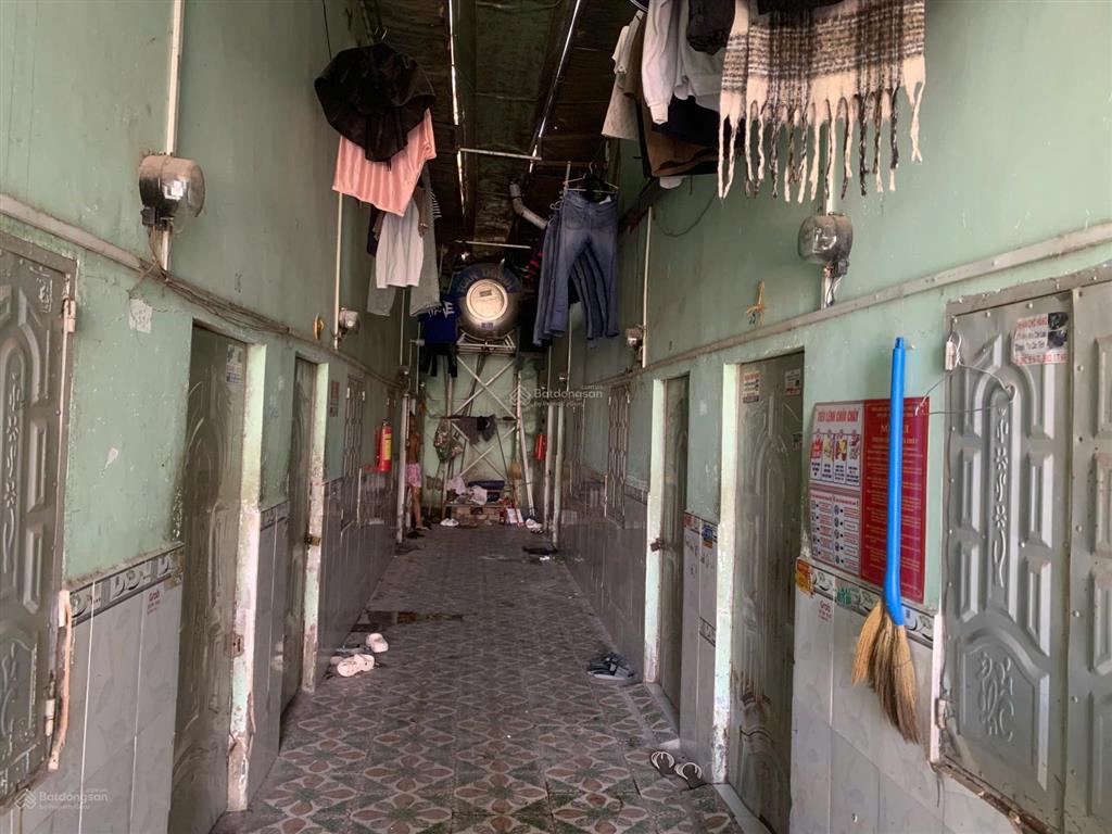 Bán dãy trọ 16 phòng khánh bình 64 6 tỷ vnd, hai mặt tiền 10x34,6m, dòng tiền 18 triệu/tháng