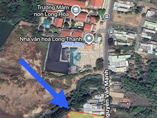 Bán đất thổ cư mặt tiền nguyễn văn mạnh  long hòa (gần vin lấn biển), 405m2 gần chợ và trường học