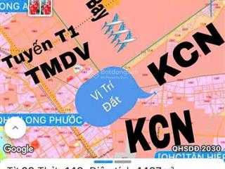 Bán đất 2 mặt tiền bàu cạn, dt 4437m2, mặt tiền dài 40m