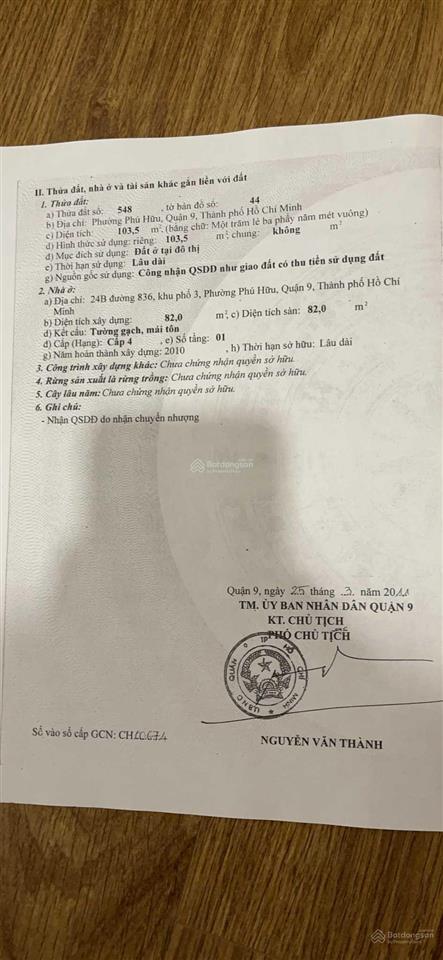 Bán nhà mặt tiền đường 836 ngang 5x21m giá 8tỷ có sân để xe oto