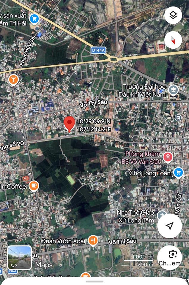 Khách cần bán nhanh lô đất gần trường đại học dầu khí việt nam