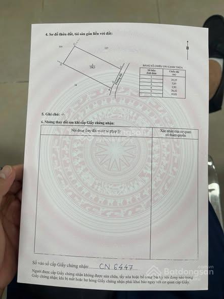 Khách cần bán nhanh lô đất gần trường đại học dầu khí việt nam