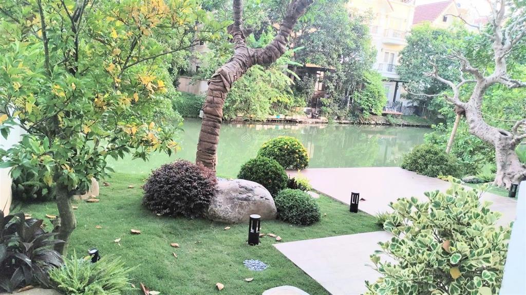 Chuẩn bán đơn lập hoa sữa, 272m2, đất vuông, hoàn thiện luxury, thang máy+ hầm, ngã ba sông almaz.