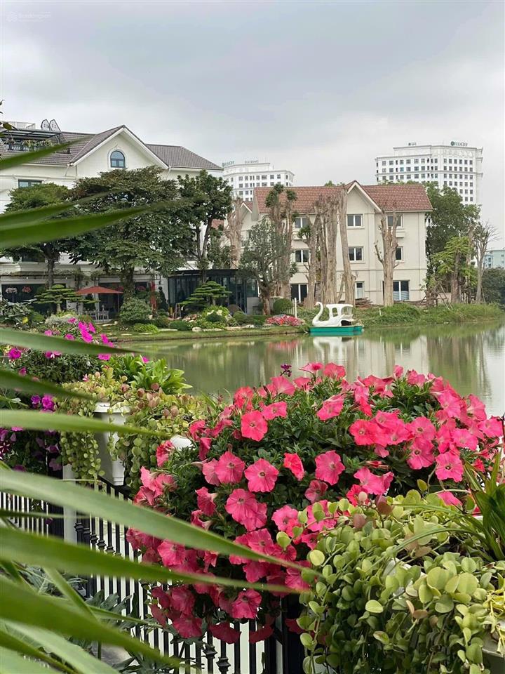 Tin chuẩn. giá 115 tỷ đơn lập vinhomes riverside 336m. ngã ba sông hoàn thiện đẹp, nhận nhà ở ngay