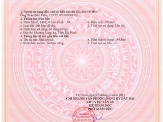 Sổ sẳn sang tên công chứng ngay view sông vàm cỏ giá 4ty9