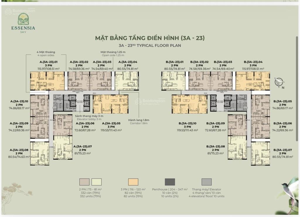 Essensia sky, nguyễn hữu thọ, 5,8 tỷ, 80m2 giá ưu đãi, view đẹp
