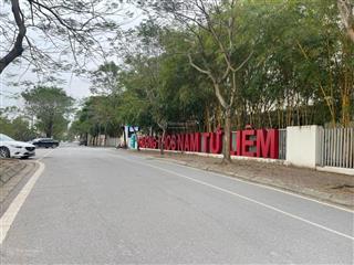 Cc bán mảnh đất tđc xuân phương, 2 mặt đường, view công viên, mt 4m