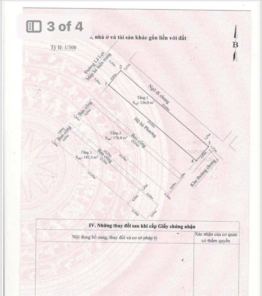 Bán nhà lô góc mặt đường lê lợi,giá cực tốt!