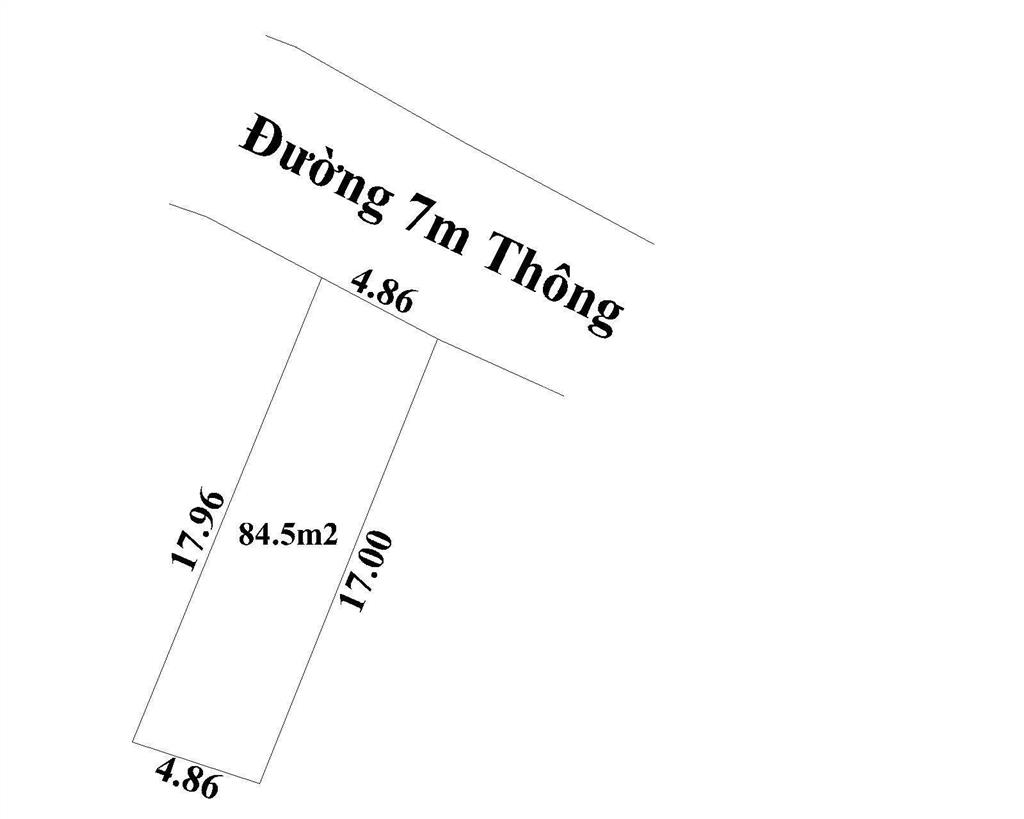 Cạnh kcn hoà yên. nhỉnh 1 tỷ sở hữu 84,5m2 thổ cư đường 7m sát vành đai 4 tại p.vân hà, tp bắc ninh