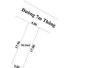 Cạnh kcn hoà yên. nhỉnh 1 tỷ sở hữu 84,5m2 thổ cư đường 7m sát vành đai 4 tại p.vân hà, tp bắc ninh