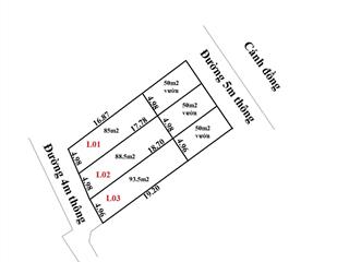 Chỉ 750 triệu sở hữu đất đẹp thổ cư 90m.thị trấn bắc lý,hiệp hoà.tặng thêm mảnh vườn trồng rau sạch