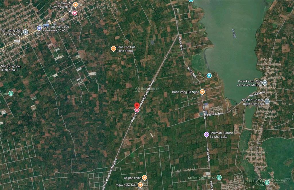 Bán đất 2 mặt tiền tránh đông buôn ma thuột 2.712m²  sổ hồng  giá 4,5 tỷ  gần hồ ea nhái