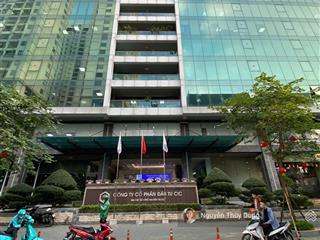 Cập nhật diện tích trống văn phòng tại tòa nhà cic trung kính. dt 500m2 có cắt lẻ