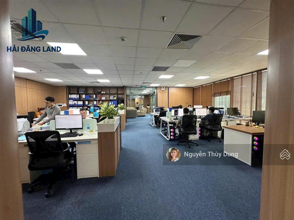 Cập nhật diện tích trống văn phòng tại tòa nhà cic trung kính. dt 1000m2 có cắt lẻ